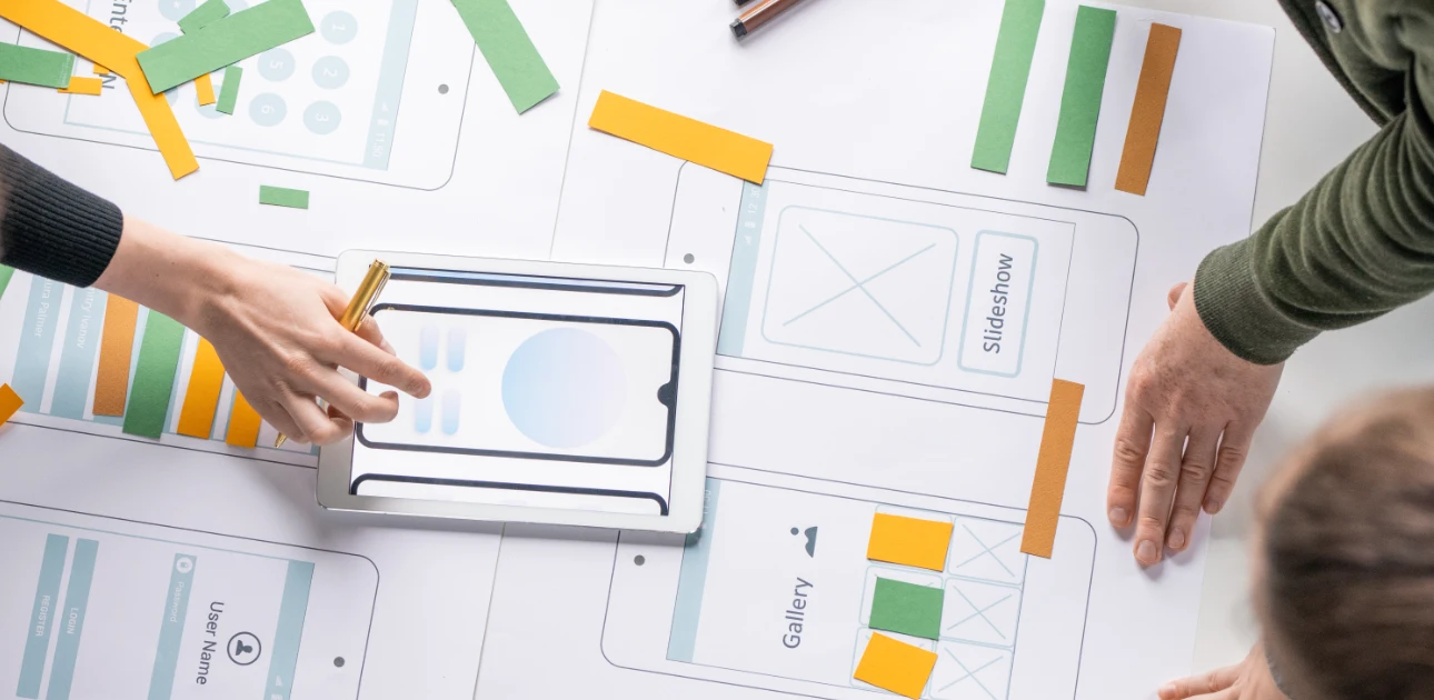 Professional web design services showcasing responsive website layouts on multiple devices